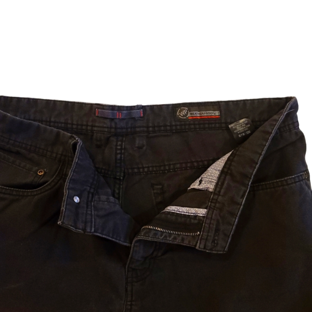 Weatherproof Brand Men's Charcoal Colored Khakis